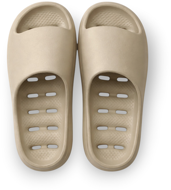 로렌드 물때 안끼는 미끄럼방지 EVA 욕실화, 1개, 베이지