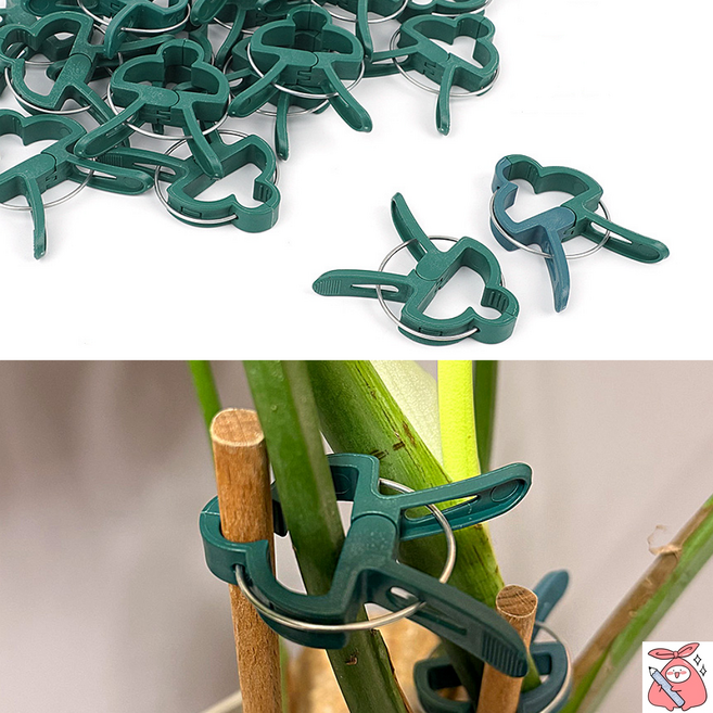 해피J보따리 식물줄기 고정집게 20P 고추 토마토 덩쿨식물 흔들림방지 지지대집게, 소, 1개