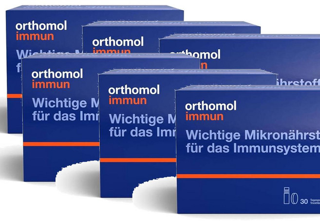 오쏘몰 이뮨 드링킹 앰플 타블렛 Orthomol immune, 30회분, 6개