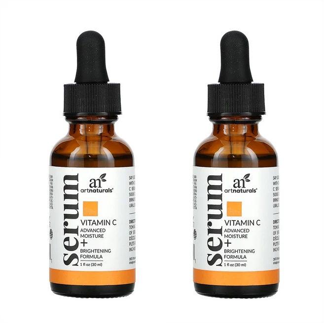 Artnaturals 아트 네츄럴 비타민C 브라이트닝 세럼 1oz(30ml) 2팩, 30ml - 쿠팡