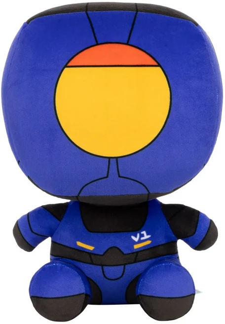 쿠쿠스토어 귀여운 로봇 플러시 장난감 울트라킬 게임 주변 캐릭터 인형 휴일 선물 신상품 중국산 봉제, 01 blue