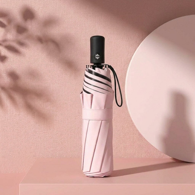 UV 자외선차단 원터치 접이식 3단자동우산 암막 우양산