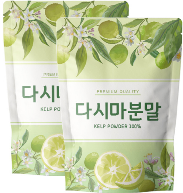 닥터릴리 다시마 분말 가루 국산, 2개, 500g