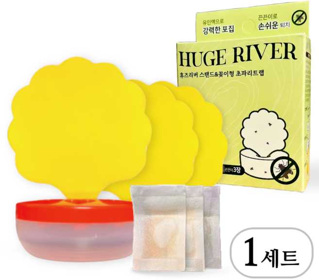 휴즈리버 초파리 트랩 끈끈이 유인제, 1세트