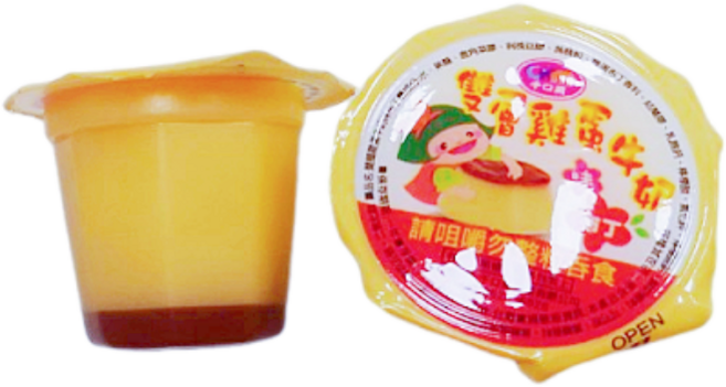 雙層焦糖布丁 雞蛋牛奶口味, 1.3kg, 1套