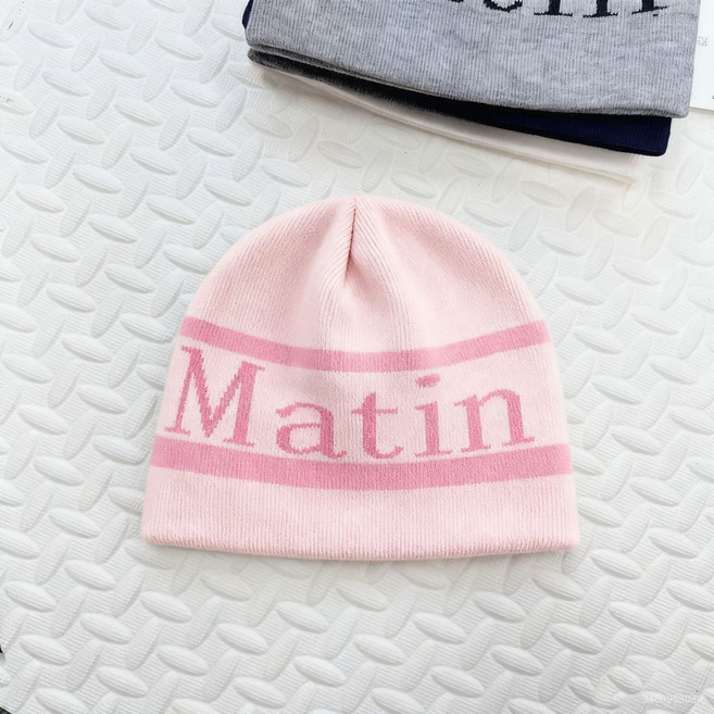 소규모 브랜드 마틴 킴 한국 모자 모직 모자 알파벳 니트 모자 얼굴 작아 보이게 하는 냉모자 INS 트렌드 브랜드