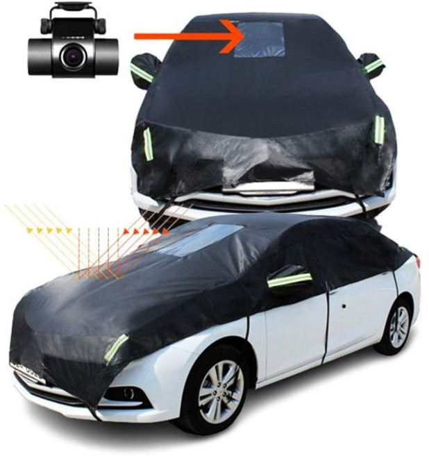 [A353] 하프 바디커버 베리뉴티볼리 3호 블랙 자동차커버(호환 상품), 1개