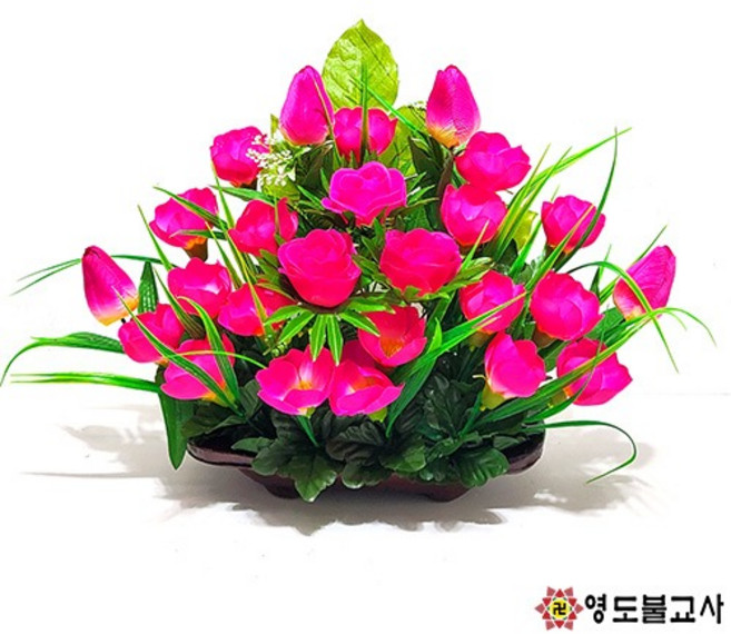 소목련(진분홍)목단 법당꽃, 1개