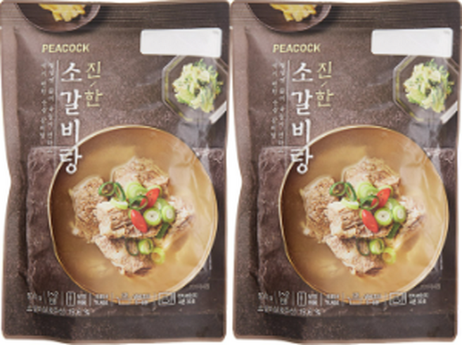 피코크 진한 소갈비탕 500g 2개