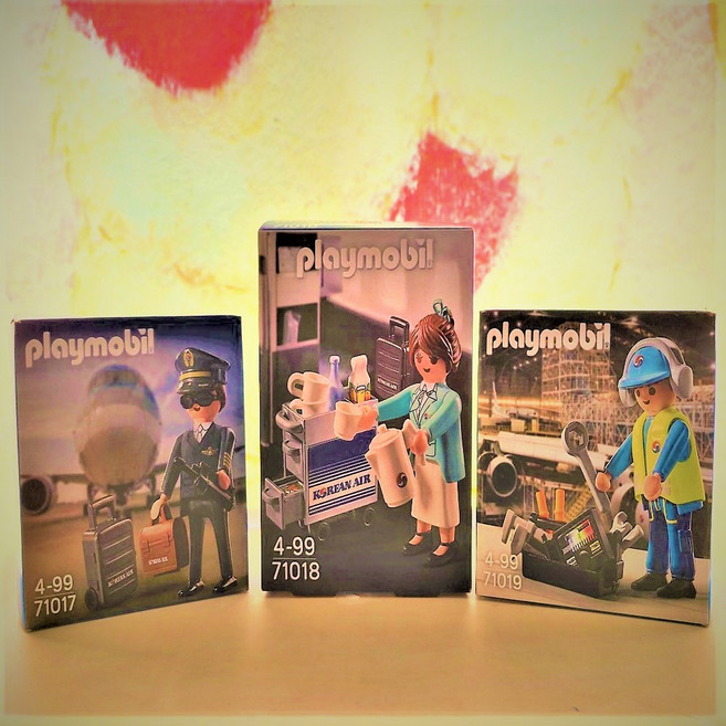 플레이모빌 대한항공 피규어 71017조종사 71018승무원 71019정비사 택 -국내출발 정품, 1개