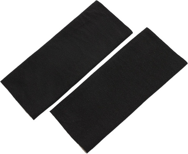 오브젝티브 타투 문신 살색 팔토시 흉터 가리개 팔 압박 저림, 2세트, 심리스 초박형 20cm 검정색 좌우2P, 여성용