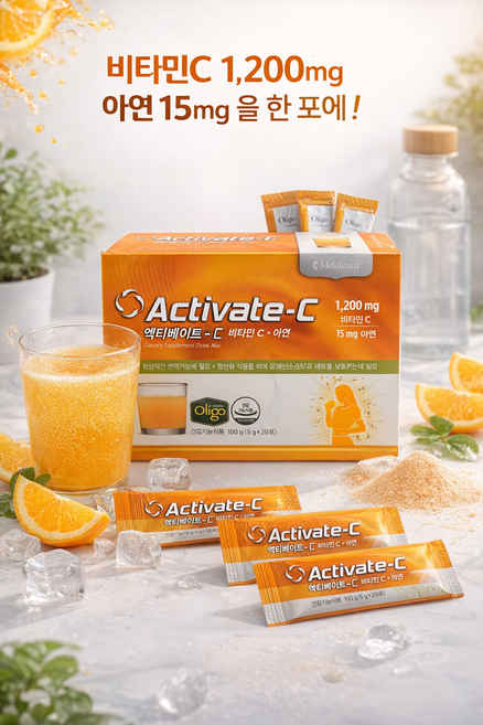 멜라루카 액티베이트-C 비타민 무기질 (20포), 1개, 100g