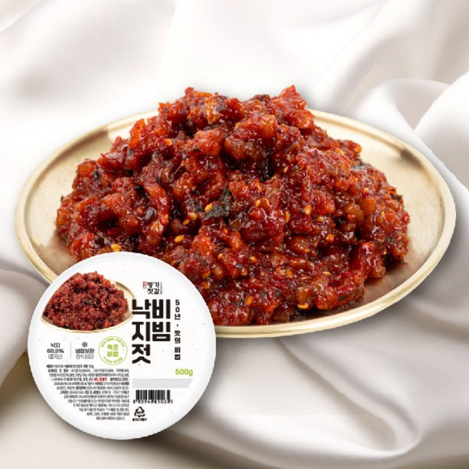 [젓갈이야기] 알알톡톡 비빔낙지젓(씨앗젓갈) 300g 500g 1kg, 1개