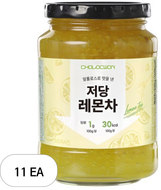 초록원 알룰로스 저당 레몬차, 530g, 1개입, 11개