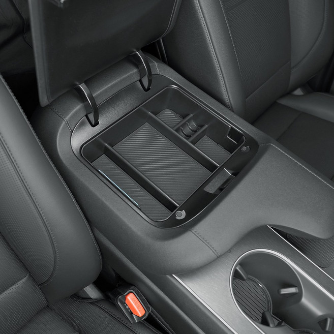 유투카 호환 디올뉴 팰리세이드 LX3 몰딩 콘솔트레이 악세사리 용품, 디올뉴 팰리세이드 풀체인지-(9인승), 상단-블랙