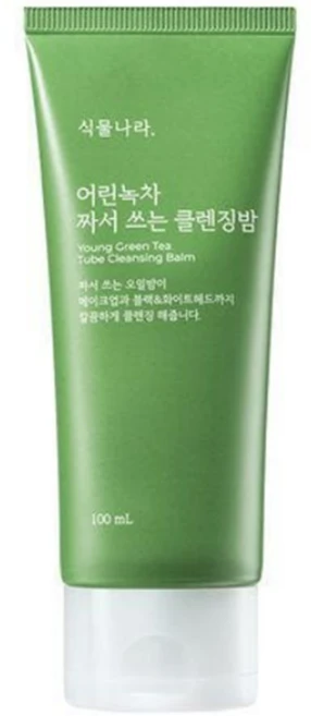 식물나라 어린녹차 짜서 쓰는 클렌징밤, 2개, 100ml - 쿠팡