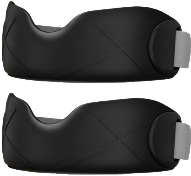 홈핏업 실리콘 슬개건 무릎보호대, 블랙, 2개