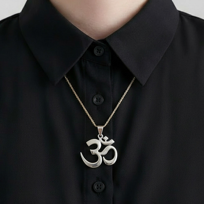 불교 옴자 재물 금전 소원 행운 옴자 목걸이 A1760