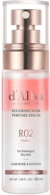달바 프로페셔널 리페어링 헤어 퍼퓸 세럼 로제프리지아, 50ml, 1개
