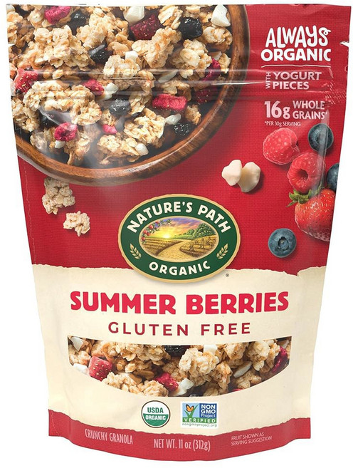 [포르르] 자연의 길 허니 아몬드 그래놀라 11온스(1팩) 글루텐 프리 비 제품(non-gmo), Summer Berries, 1개