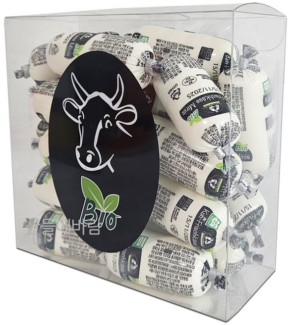 코스트코 BIO 프리스카제 미니 유기농 짜먹는 크림치즈 480g (24g x 20개) 개별포장 아이스박스 발송, 24g, 20개