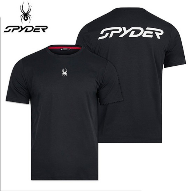 [스파이더] 남성 빅 레터링 반팔 티셔츠 SOKMCNRS202M-BLK