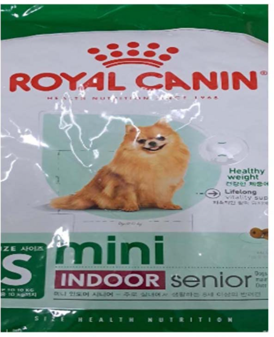로얄캐닌 미니 인도어 시니어 (+100g 사은품 증정), 1개, 3kg, 닭+채소