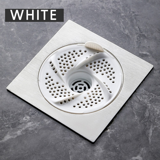 소용돌이 배수구 필터 커버 사이드 픽업 손잡이 회오리 와류 머리카락 이물질 빠짐 방지 차단 마개 뚜껑 다회용, 1개