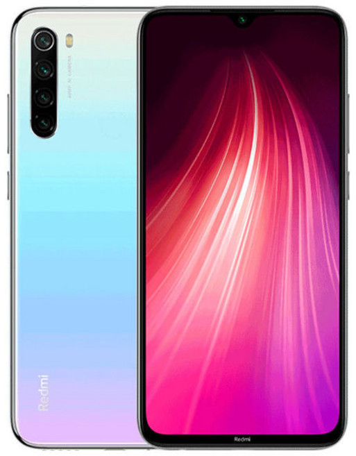 샤오미 레드미 노트 8/노트 8 프로 스마트폰 글로벌 펌웨어 휴대폰 케이스 포함 정품 안드로이드 휴대폰, 64GB, 01 note 8 Moon White