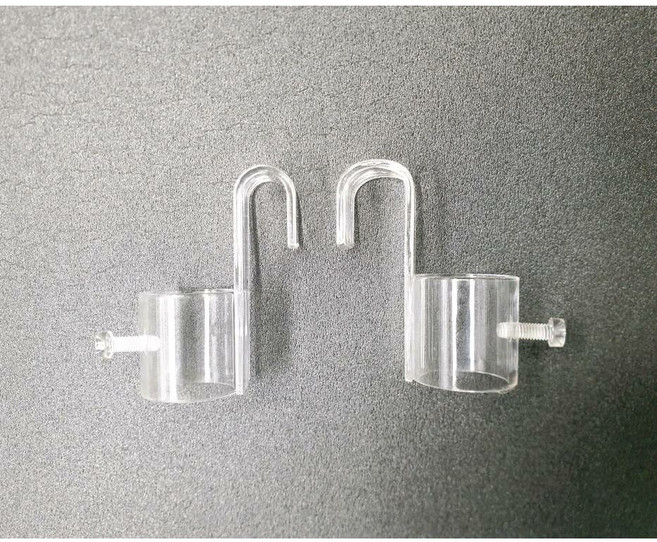 어항고리 (열대어먹이 브라인쉬림프 급여기 어항벽에 걸이용 고리 리필제품 수족관용품), 1개