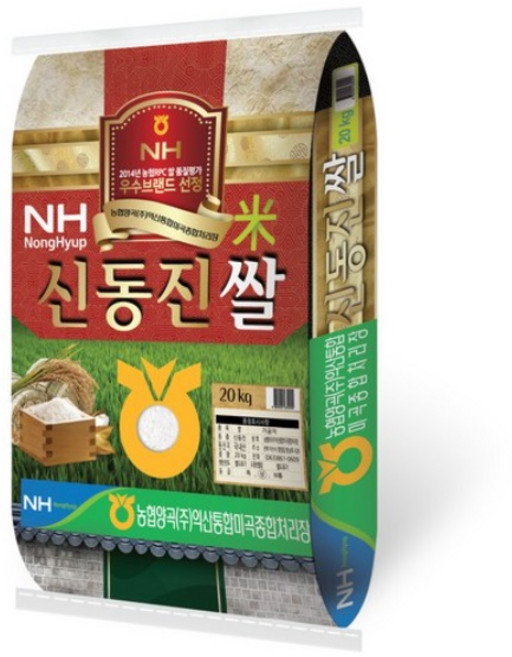 익산농협 신동진쌀 백미 2023년 햅쌀, 20kg, 2개