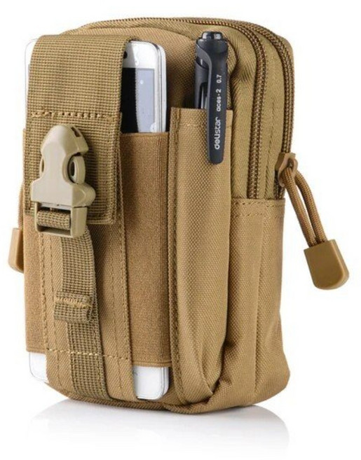 전술 다리 가방 군용 휴대용 다용도 스포츠가방, 카키, 1개