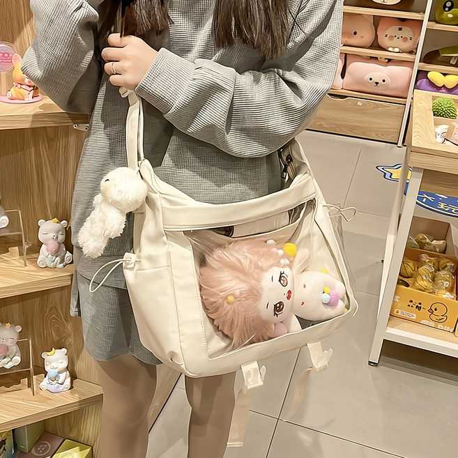 히든커버 데코백증정 이타백 덕질 굿즈 뱃지 투명창가방 탈부착