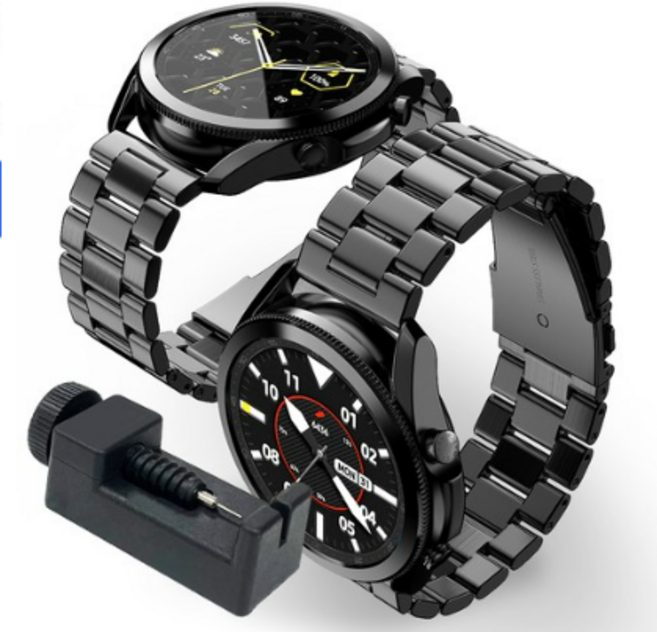갤럭시워치 샤오미워치 가민 메탈스트랩 40mm 42mm 45mm 46mm 수리공구키트 포함