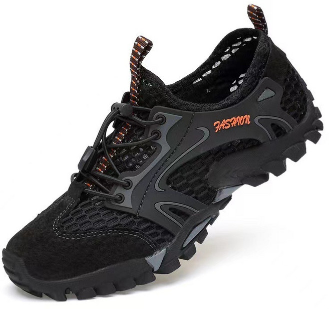 男士釣魚涉水鞋 溯溪鞋 網鞋 登山鞋戶外休閒鞋 防滑耐磨透氣運動鞋