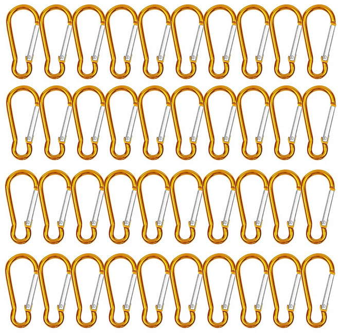 카라비너 B타입 2호, 40개, 골드