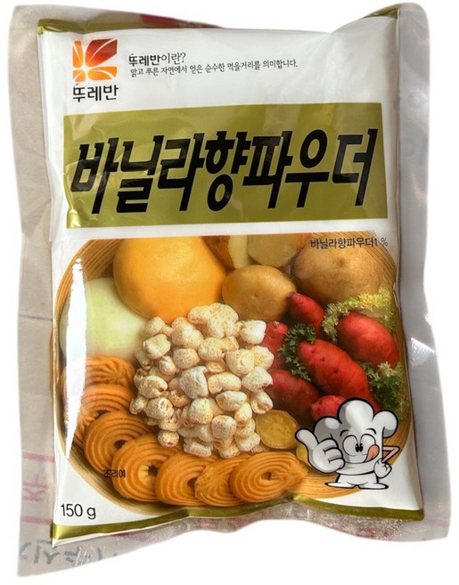 뚜레반 바닐라 향 파우더 150g, 5개