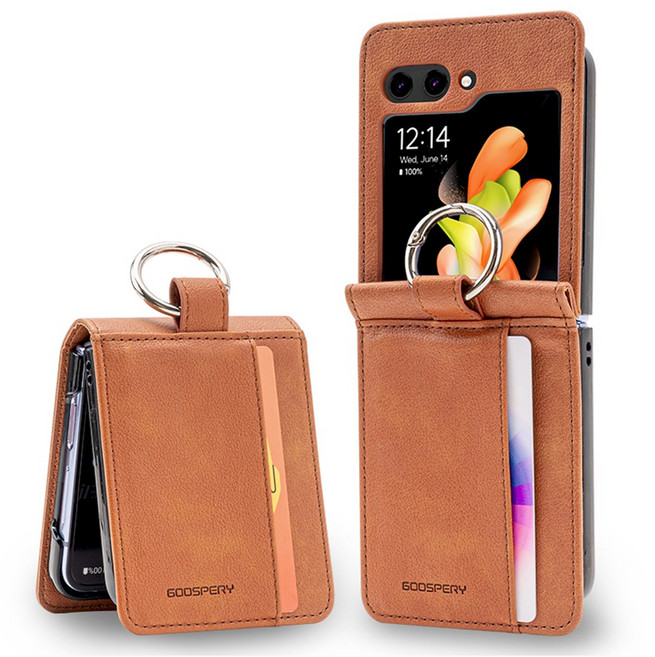 구스페리 데일리 다이어리 가죽 휴대폰 케이스