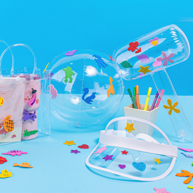 (MH) EVA 놀이 스티커, 도형, 1개