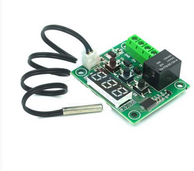 아두이노 W1209 DC 12V 10A 온도컨트롤러 케이스, W1209 온도컨트롤러, 1개