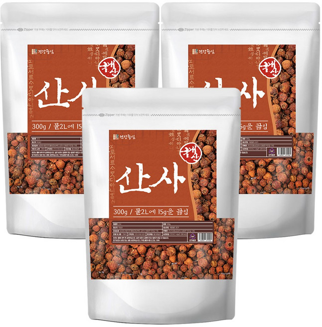 건강중심 국산 산사 열매 산사자, 3개