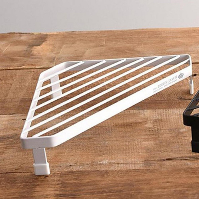 샴푸받침대 미니 목욕용품거치대 욕실미니코너선반 화장실좌식선반 화이트, 크림, 1개