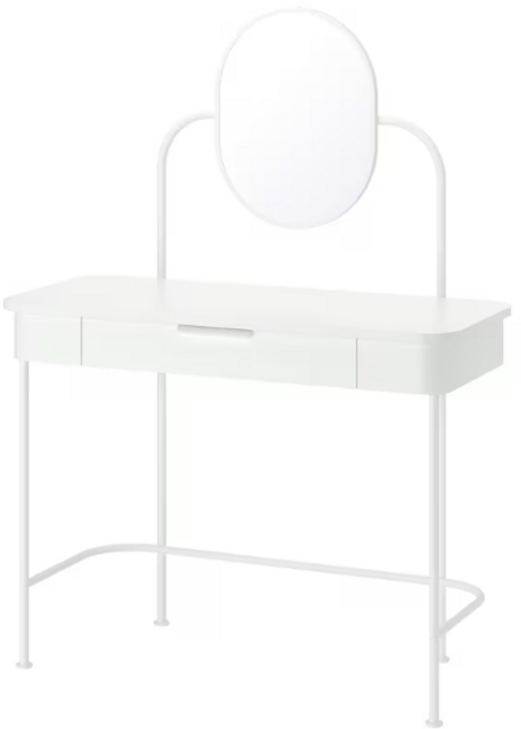 이케아 GRAFJALLET 그로피엘레트 화장대 100x42cm, 화이트 405.831.09