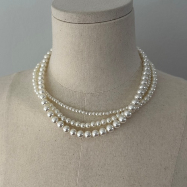 진주목걸이 남자 목걸이 남녀공용 악세사리