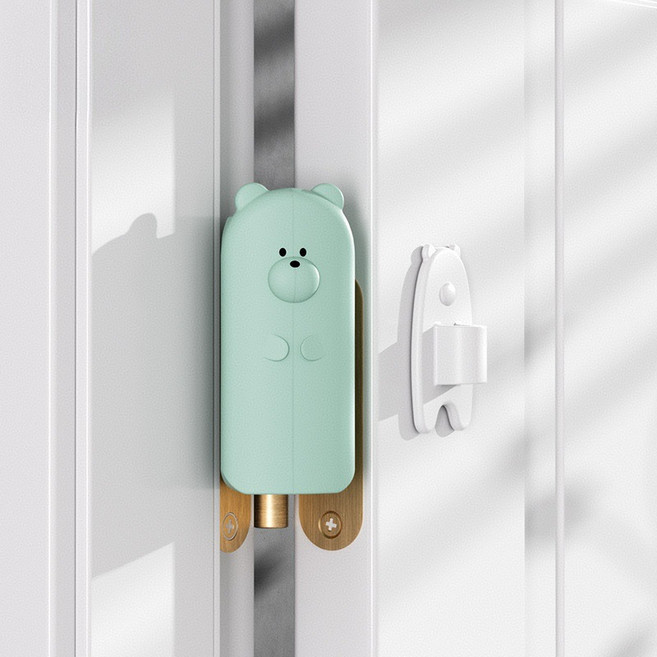 문틈 안전방지 손낌방지 문닫힘방지 도어가드 방지쿠션 문닫힘 쿠션 도어, 1개, 민트