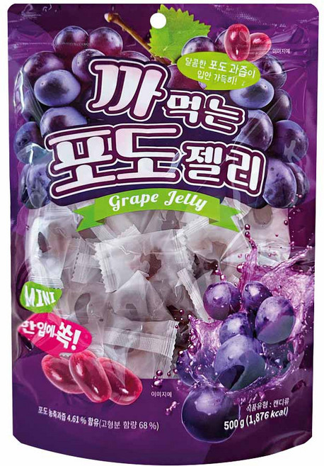 까먹는 포도젤리 100개입, 500g, 1개