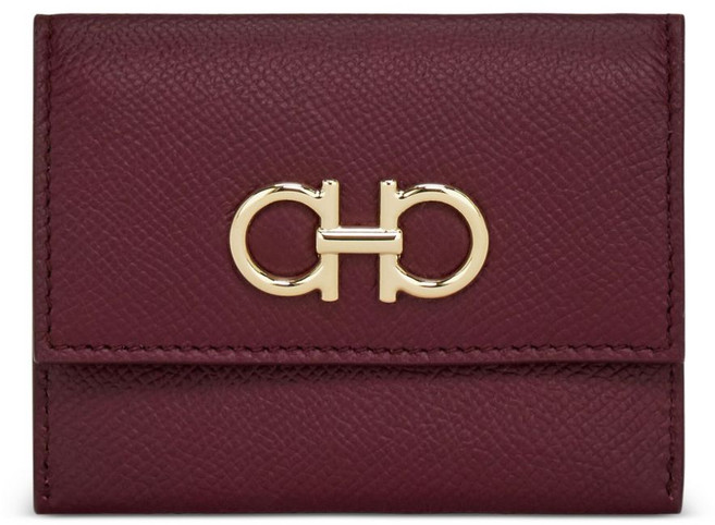 페라가모 간치니 플랩 크레딧 카드홀더