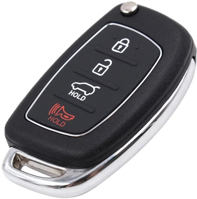 아반떼MD 폴딩키 실리콘 고무, MD고무+CR2032+접착제