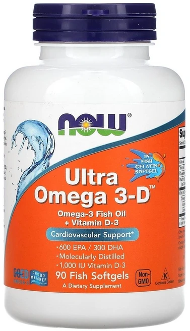 나우 오메가3 피쉬오일 90정 Ultra Omega3 DHA EAP, 1개 - 쿠팡