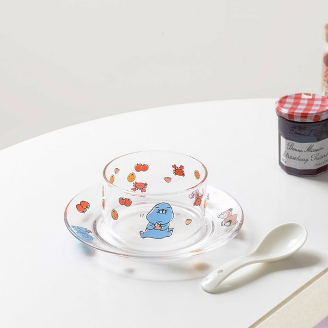 데이니즈 보노보노 캐릭터 그릇세트(접시+볼), 없음, 1개